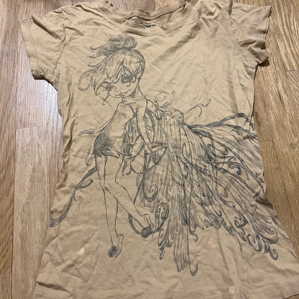 tinkerbell y2k shirt